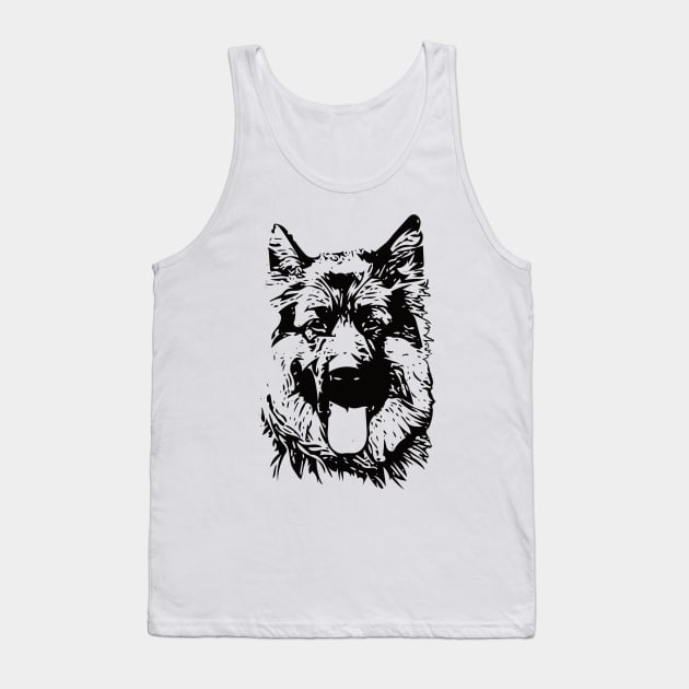 German Shepherd Dog GSD Tank Top by DoggyStyles